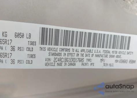 2014 Chrysler Town & Country Touring from USA, damaged, VIN 2C4RC1BG1ER317605